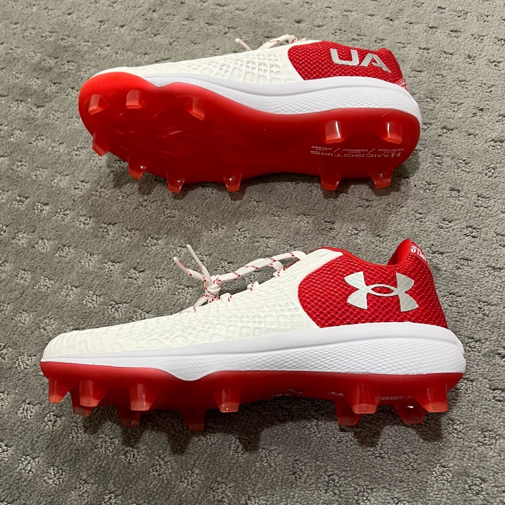 Under Armour Women's UA Glyde 2 MT TPU Red Softball Cleats